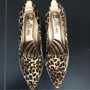 Bellini Bobcat Leopard Pointed Toe Kitten Heel